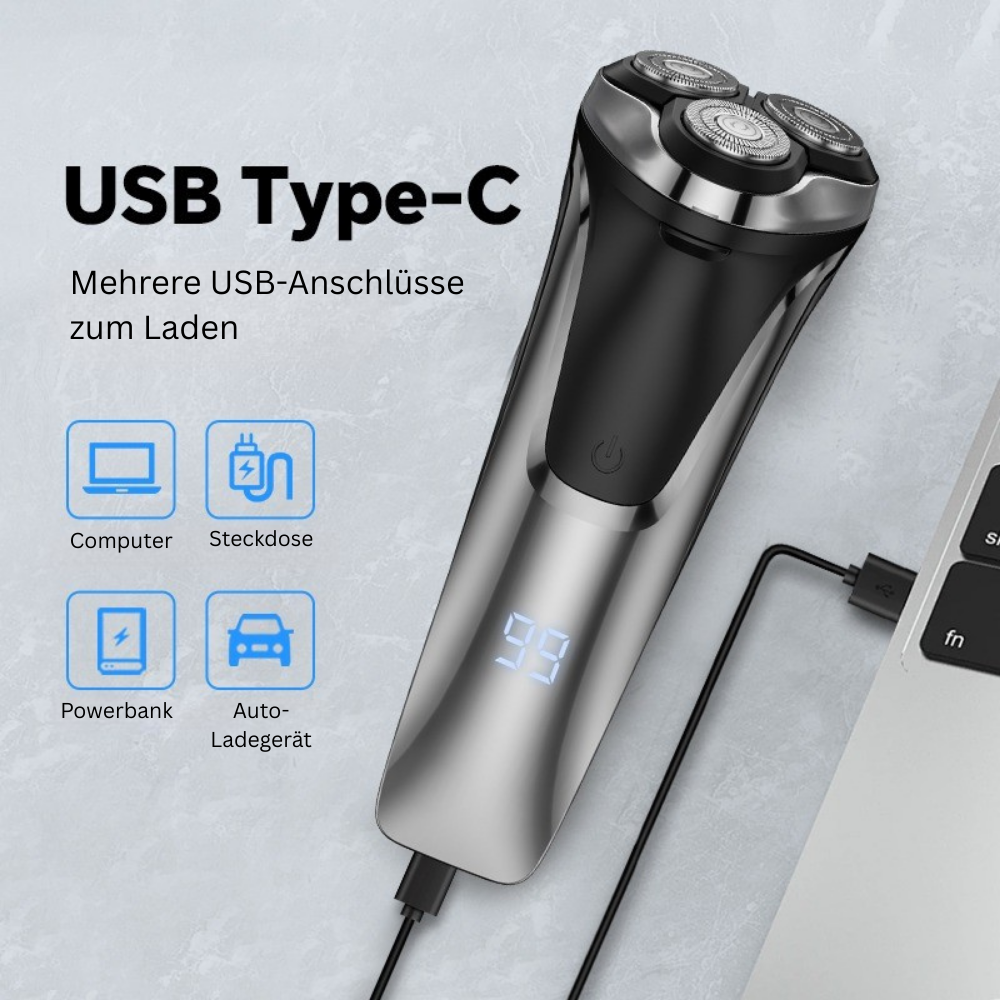 X1 Ultra Electric Shaver High-precision 4D shaving heads with integrated trimmer for a thorough and comfortable shave